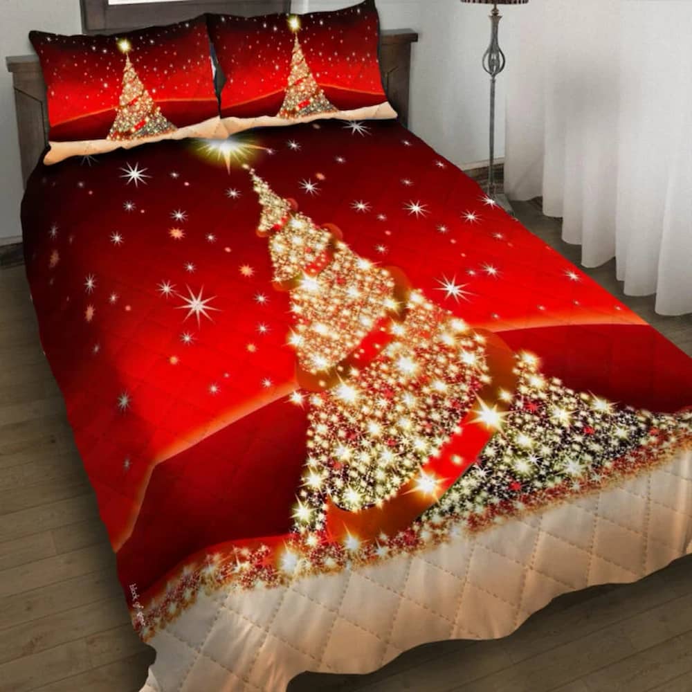 Christmas Tree Quilt Bedding Set Geembi™
