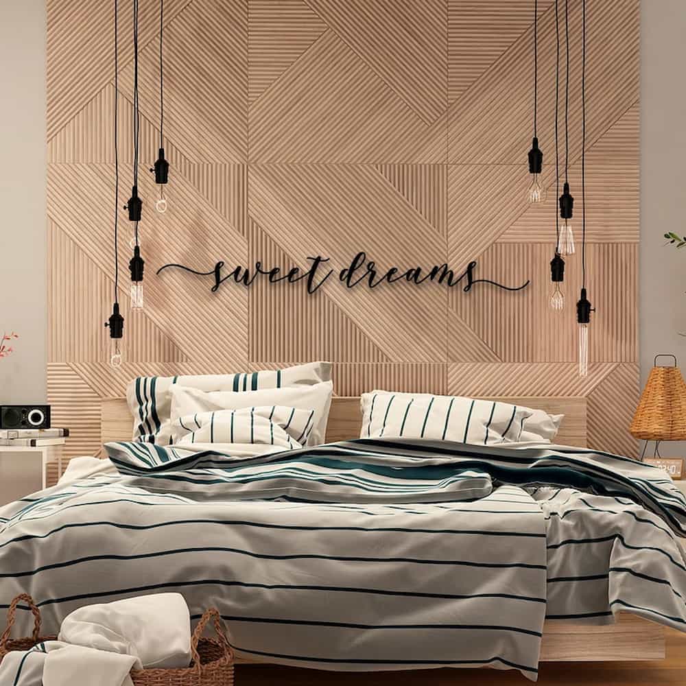 Large Bedroom Wall Decor over the Bed