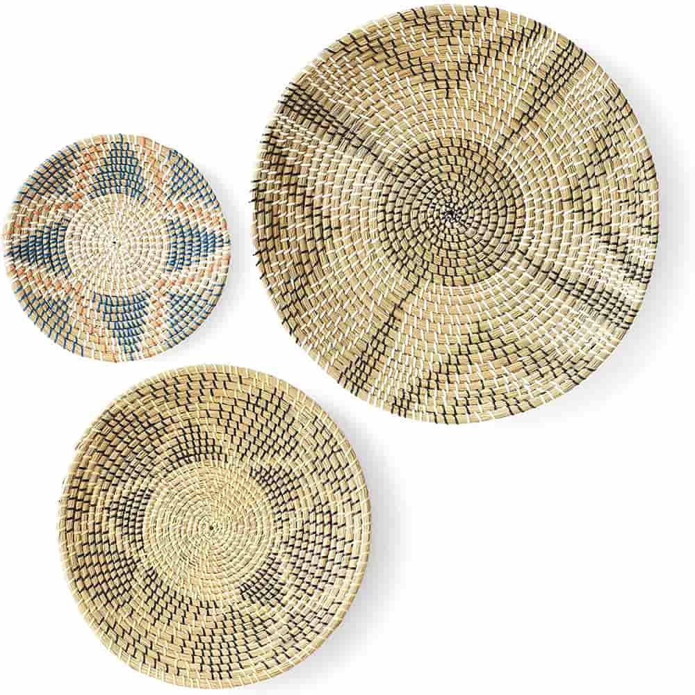 Natural Woven Seagrass Baskets
