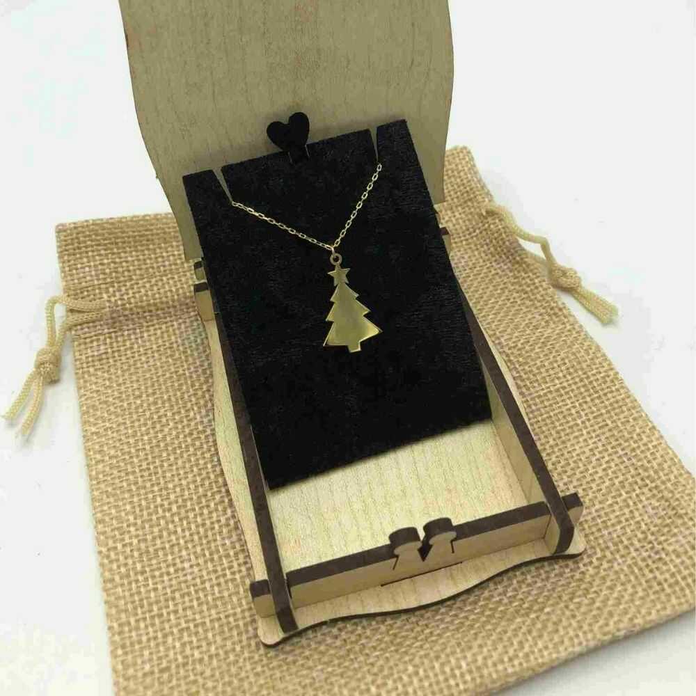 Pine Tree Necklace For Christmas
