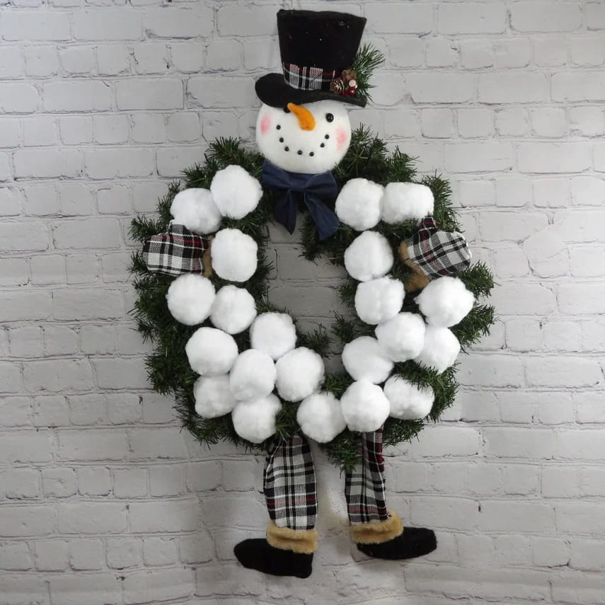 Snowman Wreath (Large)