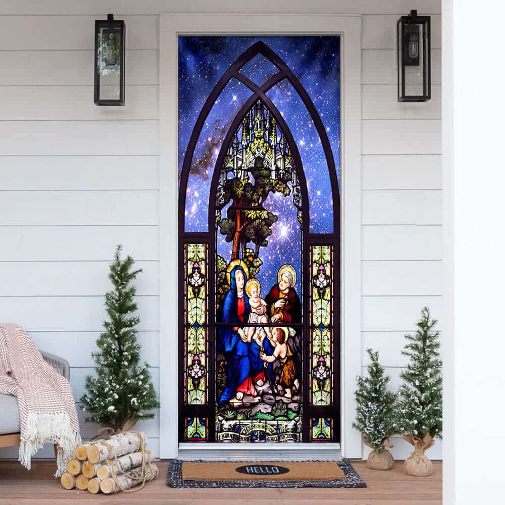 Baby Jesus Born Jesus Christ Door Cover