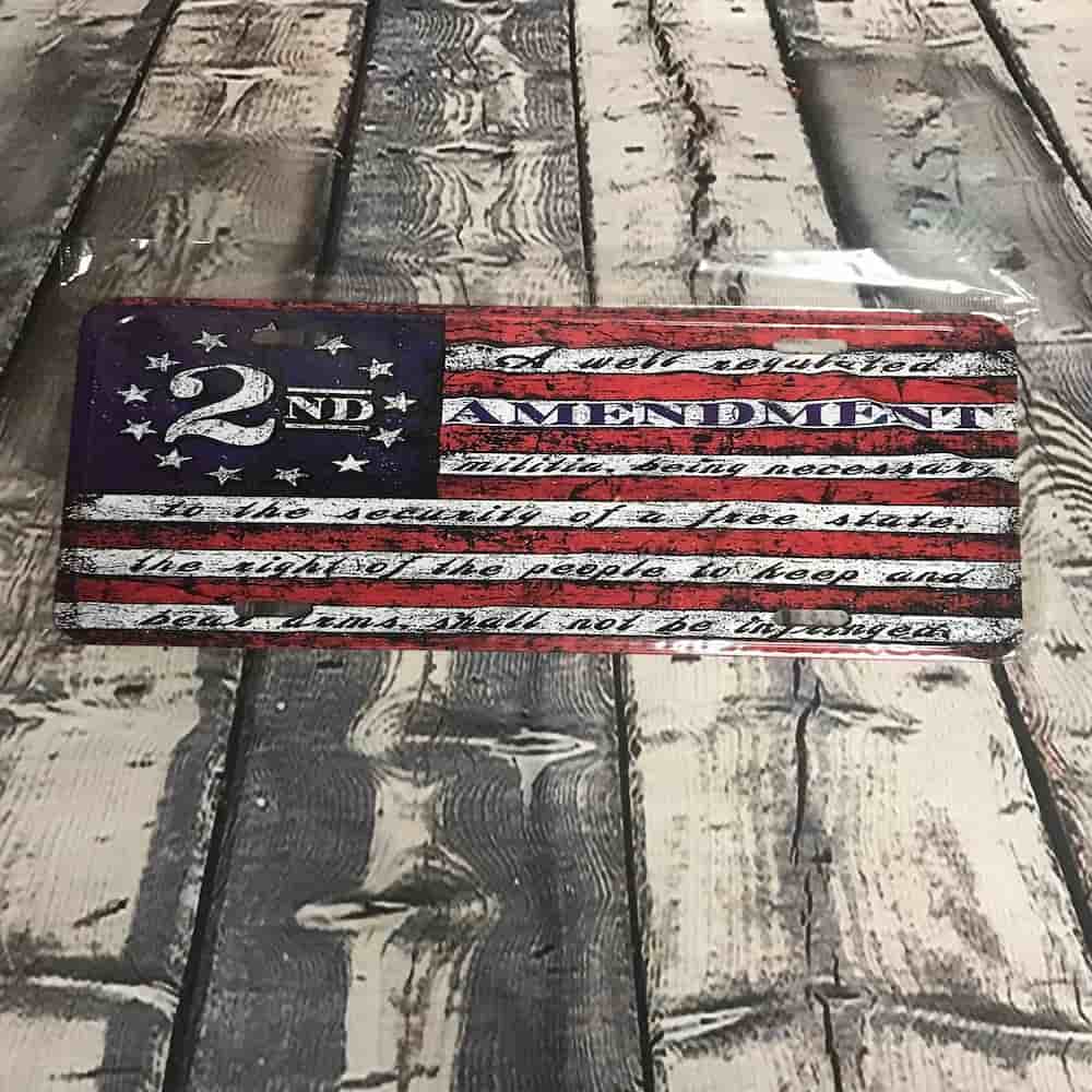 Patriotic, license plate, USA