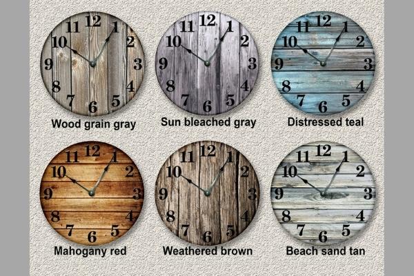 Rustic Farmhouse Wall Clock
