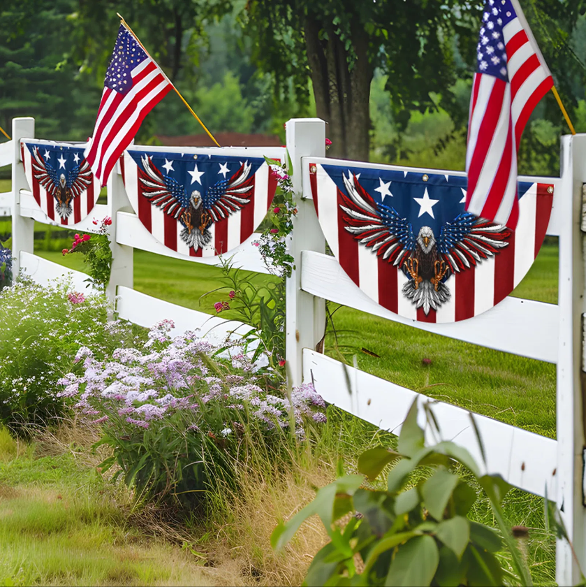 Patriot Flag Eagle Bunting Flag Celebrate American Pride Year-Round