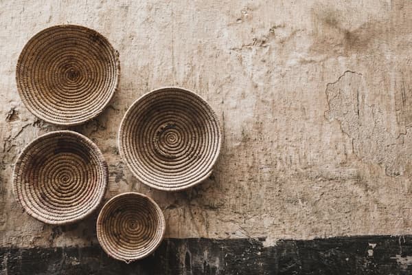 handmade wall baskets