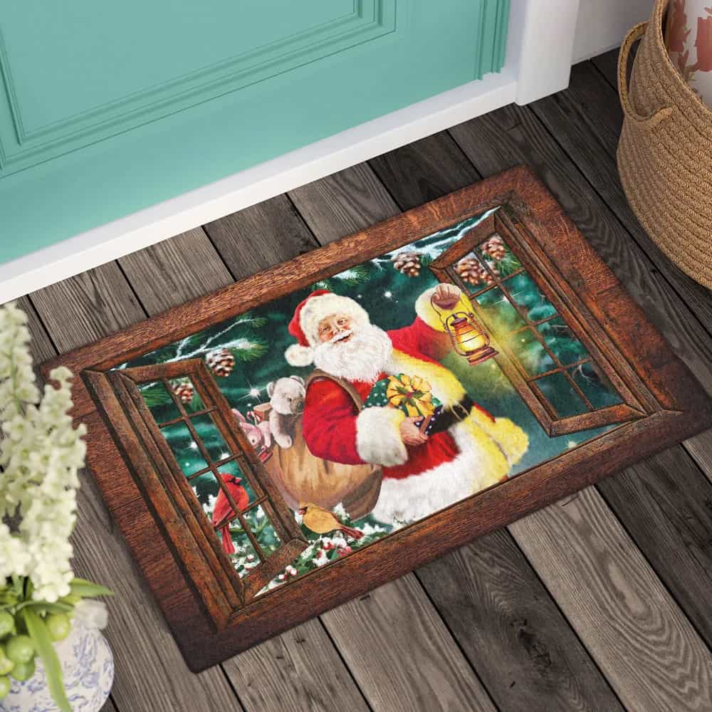 Santa Claus Christmas Doormat