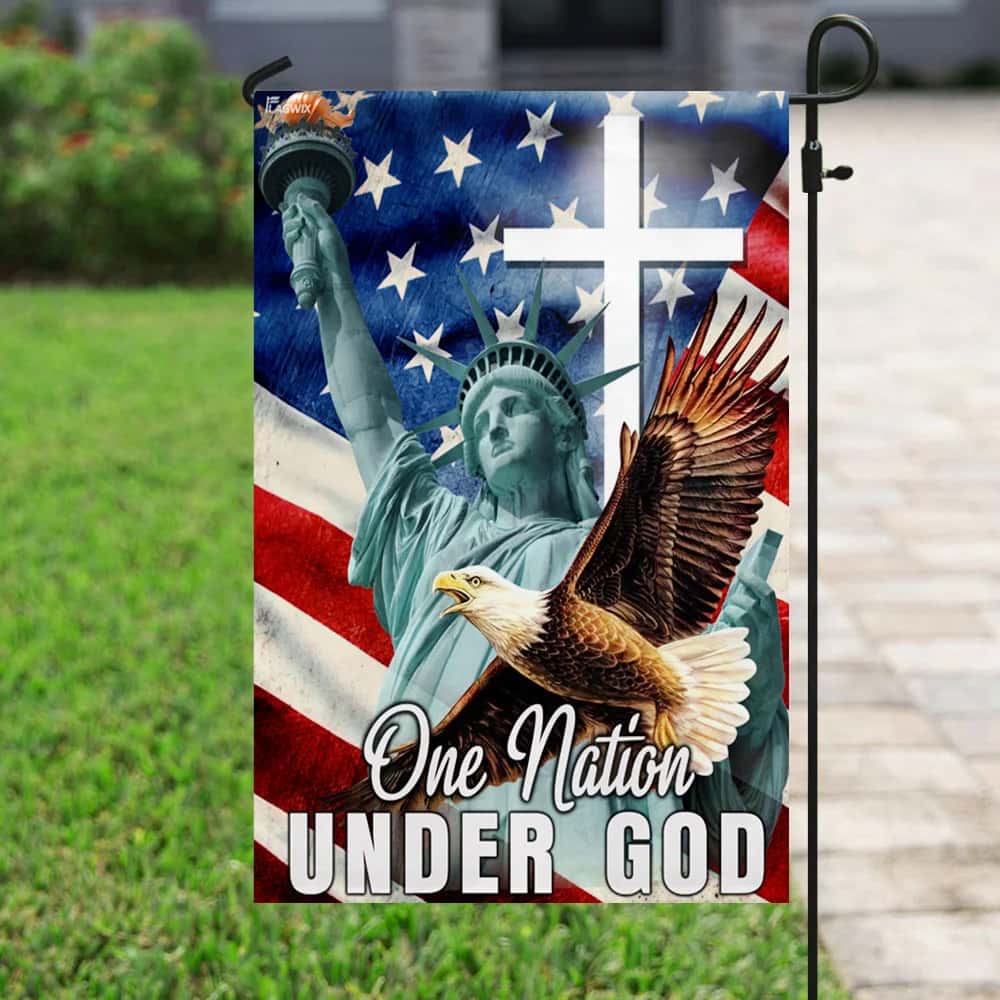 One Nation Under God American Flag