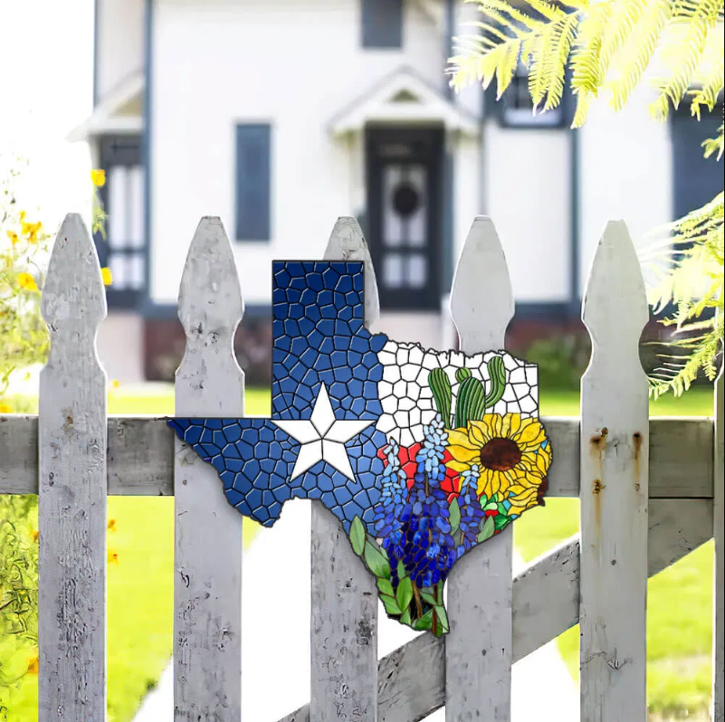 Texas Bluebonnet Metal Sign