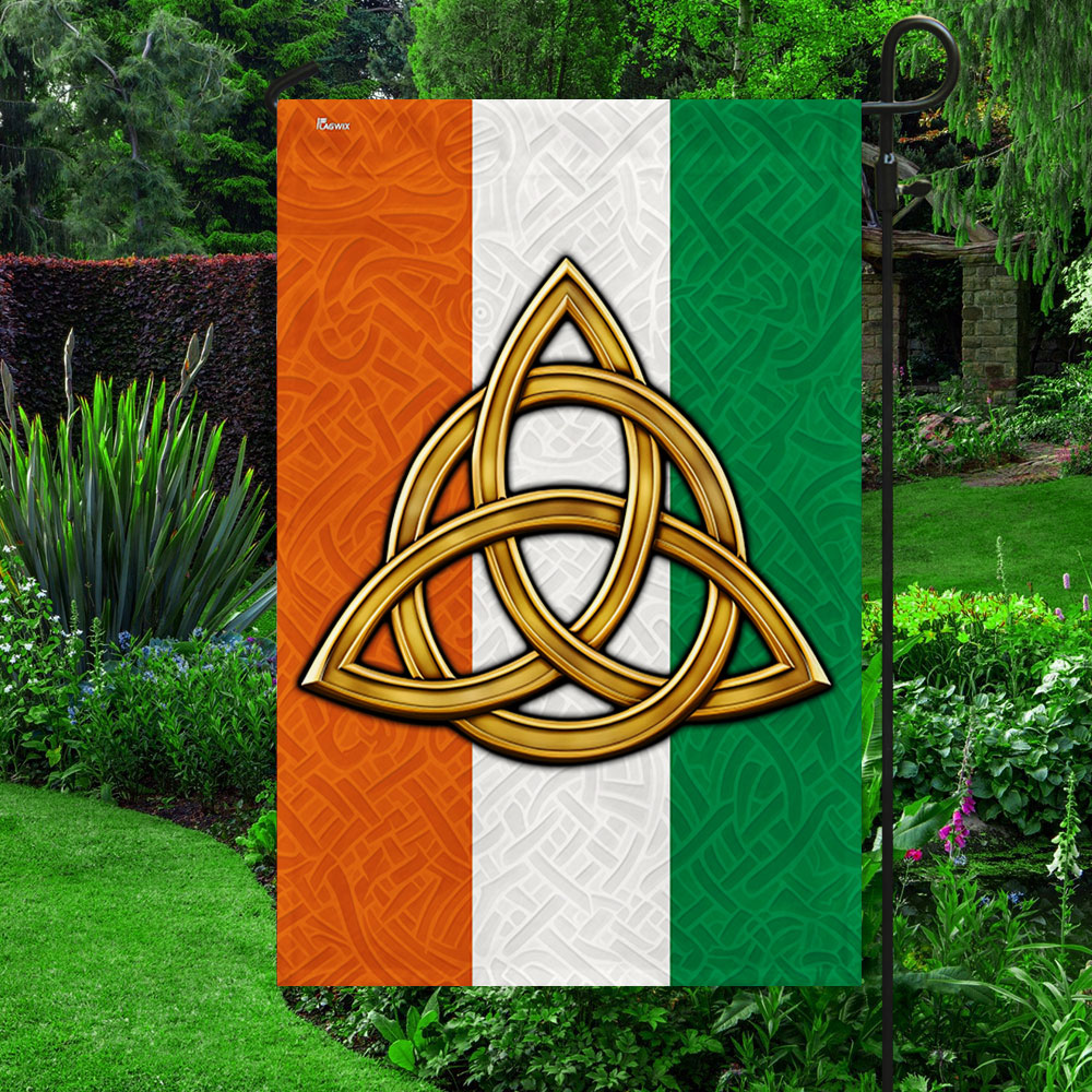 Irish Celtic Trinity Knot St. Patrick’s Day Irish Flag