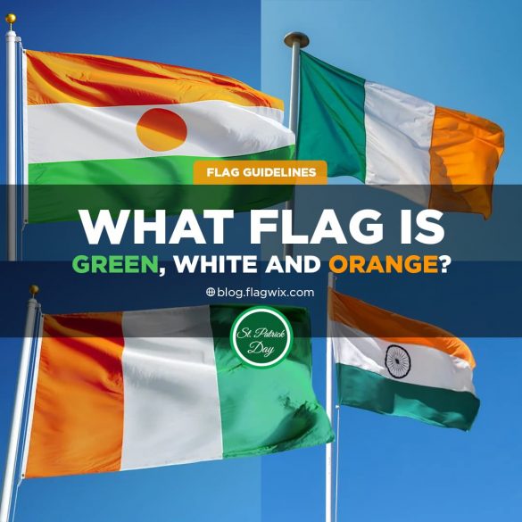 what flag is green white and orange