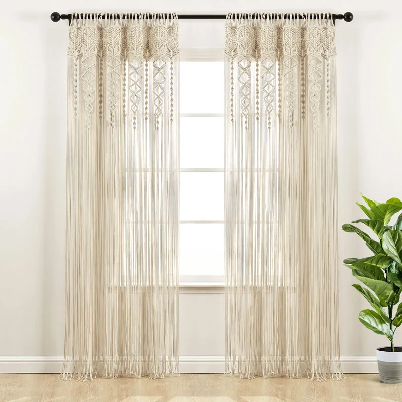 Choose a sheer white curtain for your bedroom