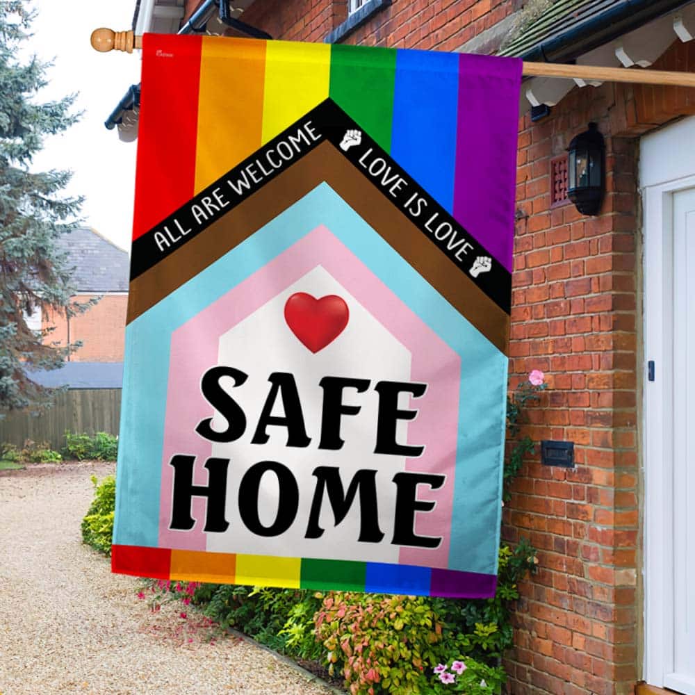 Safe Home LGBTQ Pride Flag