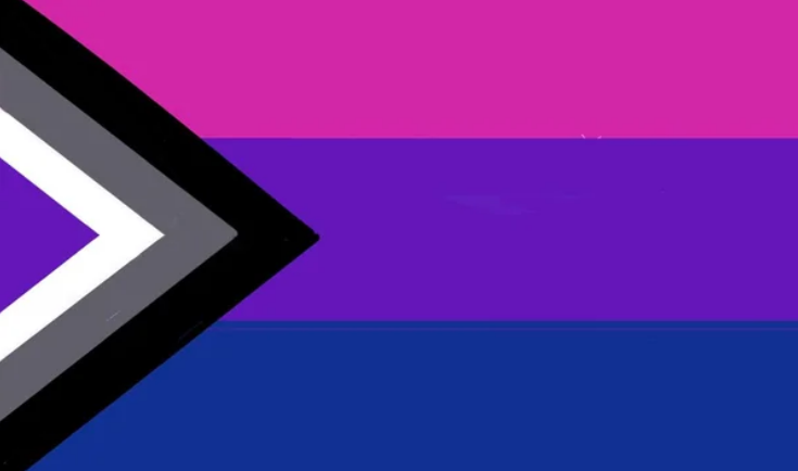 Biromantic asexual flag