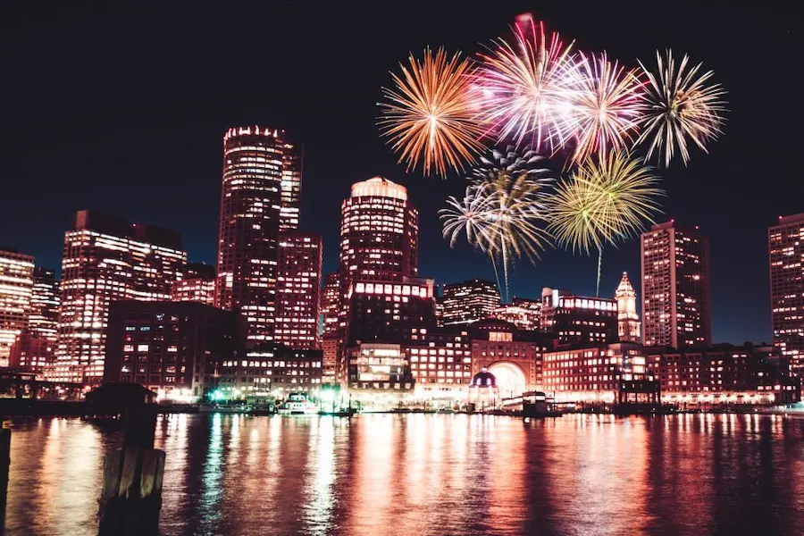 4th of july fireworks in boston