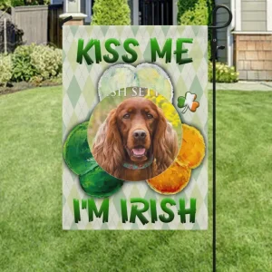 Irish Dog Garden Flag
