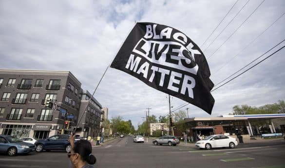 Black Lives Matter flag