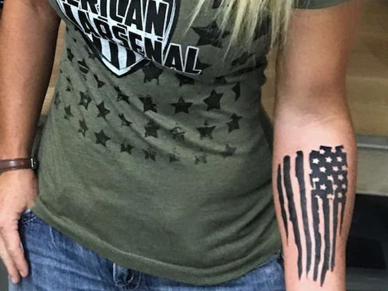Share 71 american flag shoulder tattoo best  thtantai2