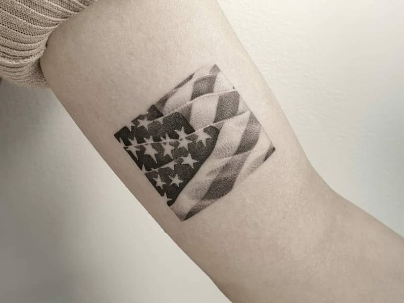 Flag Tattoos And Meanings-Flag Tattoo Designs And Ideas-Flag Tattoo  Pictures - HubPages