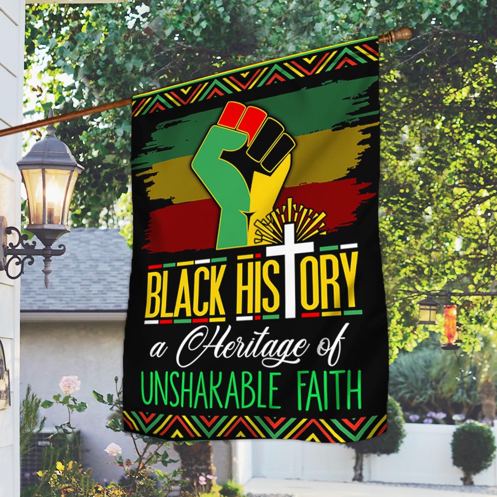 Black History Month Flag Black History A Heritage Of Unshakable Faith