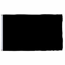 Afghanistan monochrome black flag