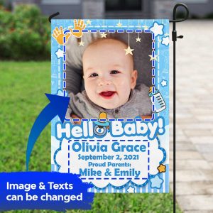 Personalize Baby Flag