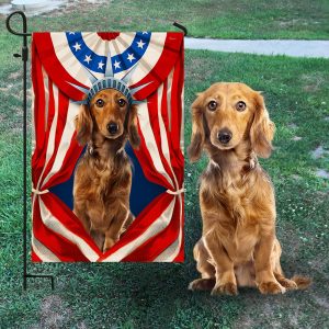 Personalize Dog Garden Flag