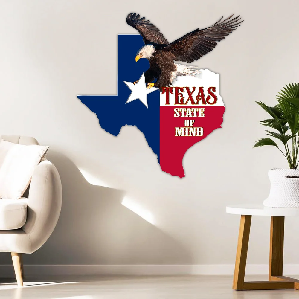 Texas Metal Sign State Of Mind
