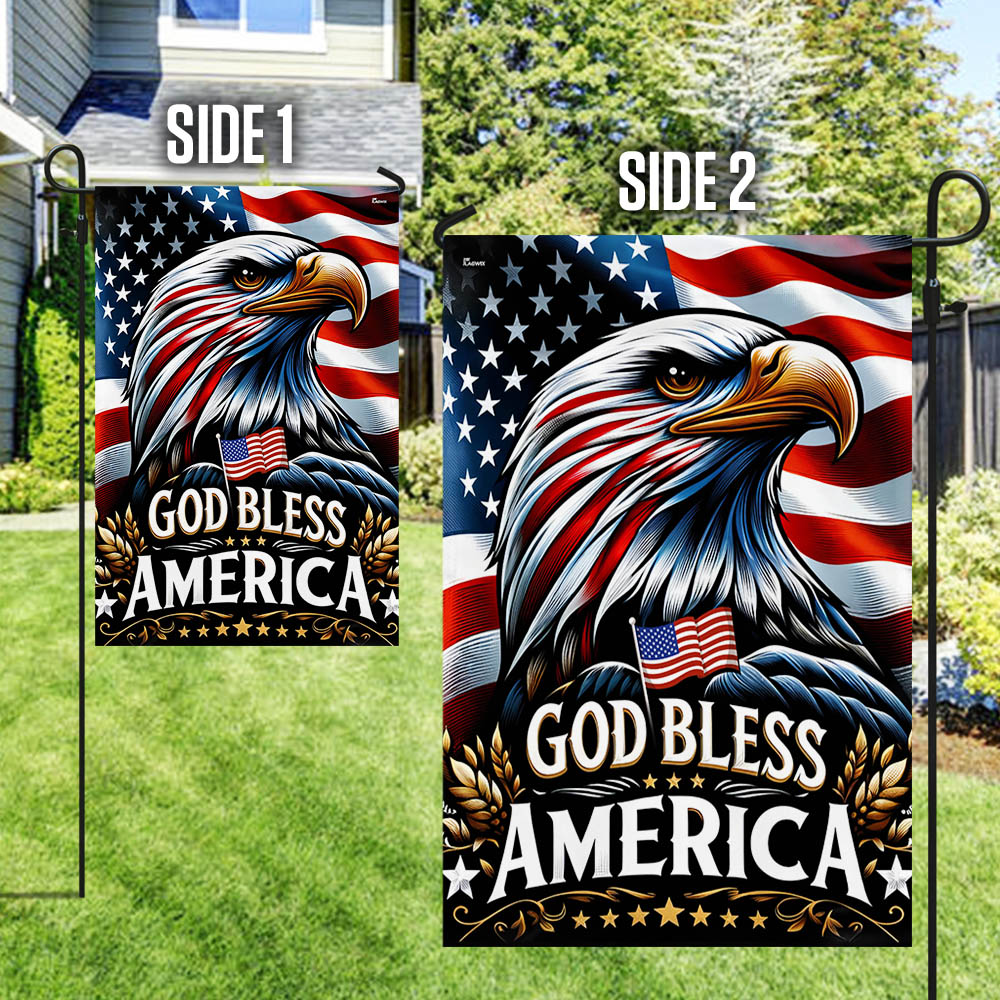 FLAGWIX Patriotic Eagle God Bless America Flag