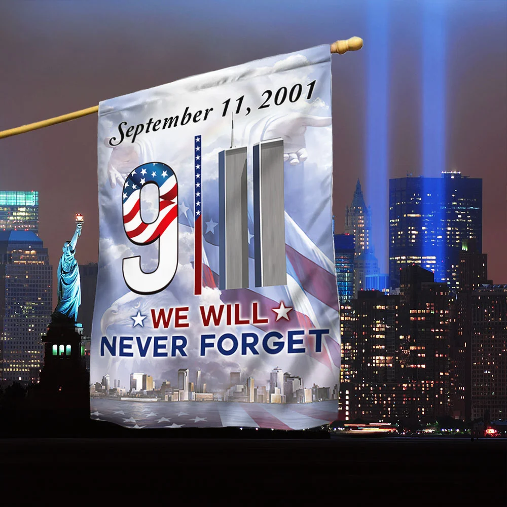 911 Flag We Will Never Forget BNN147Fv1