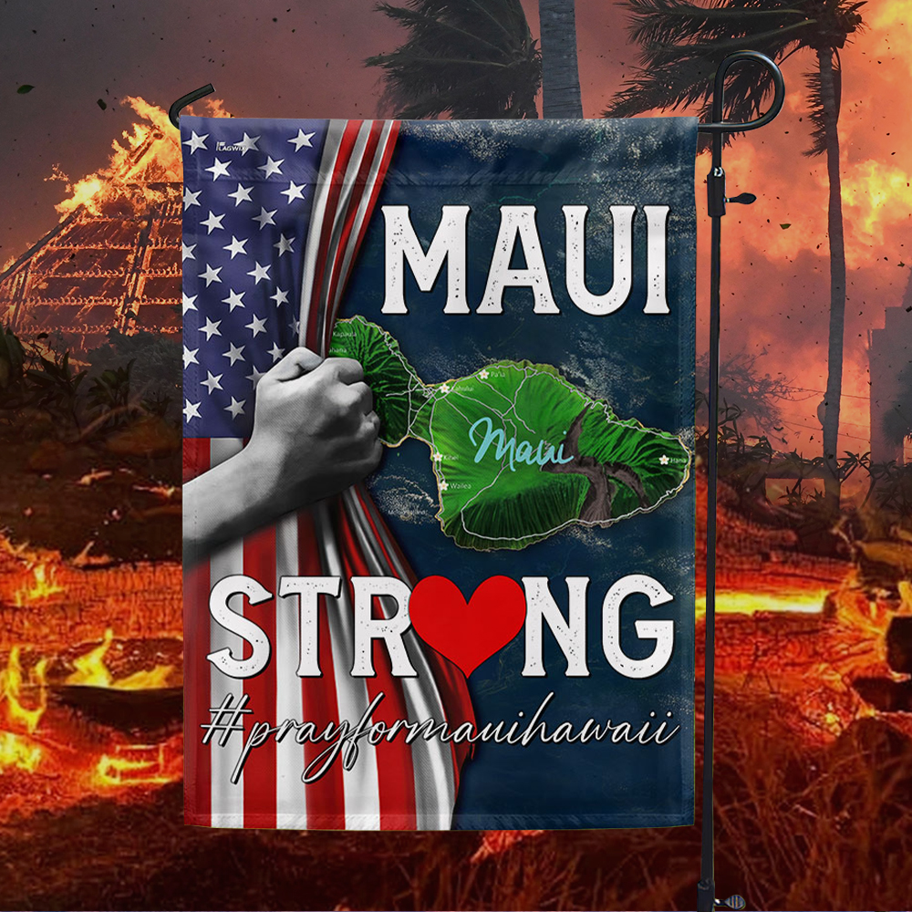 Maui Strong Support For Hawaii Flag MLN1771F