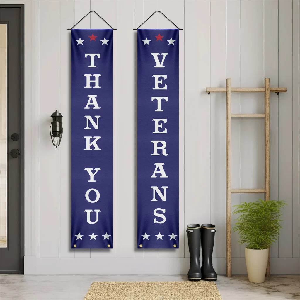 Thank You Veterans Door Cover & Banners