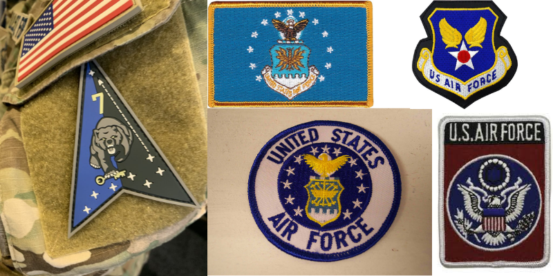 Air Force Flag Patches and Military Decorum​