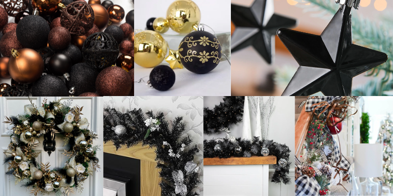 Black Ornaments: A Touch of Sophistication