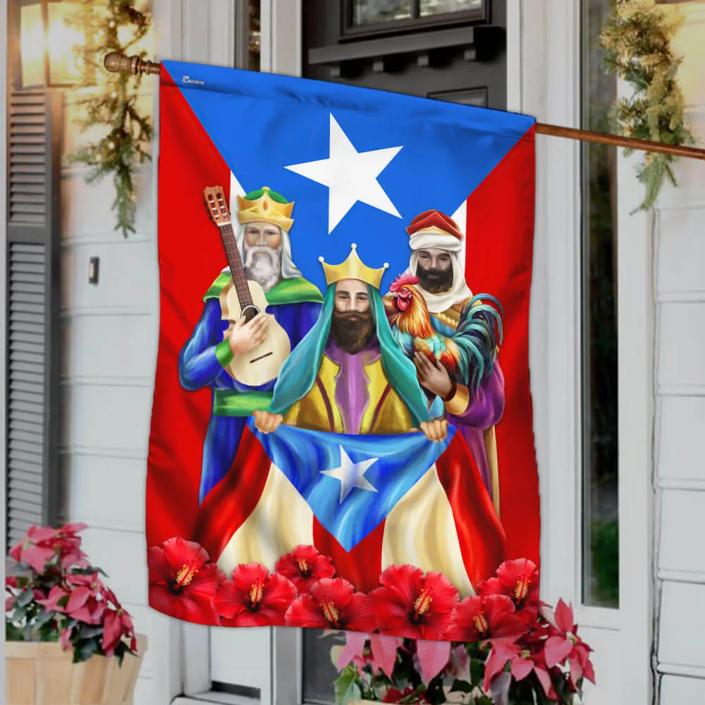Three Kings Three Wise Men Puerto Rico Flag MLN2141F