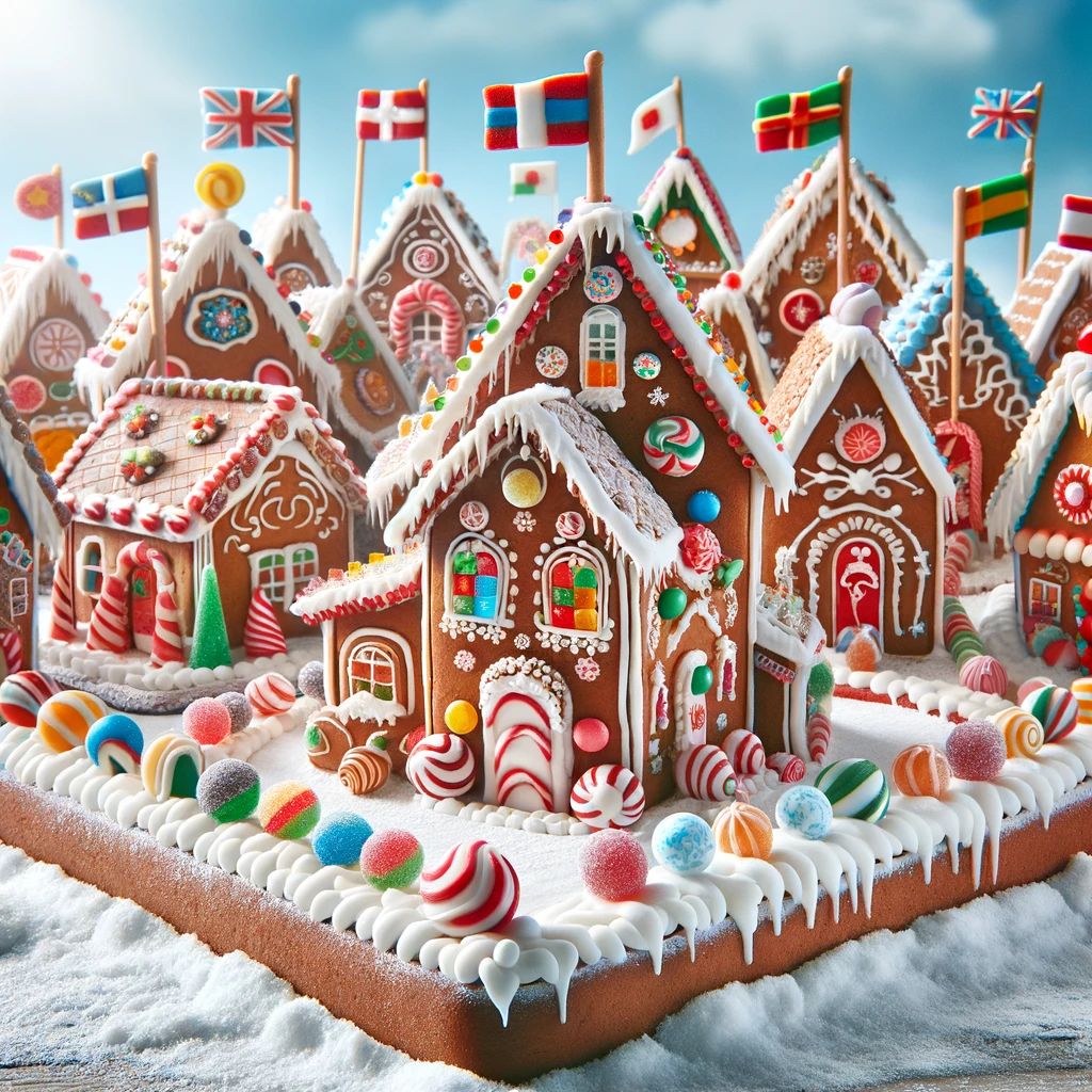 Gingerbread House Flags