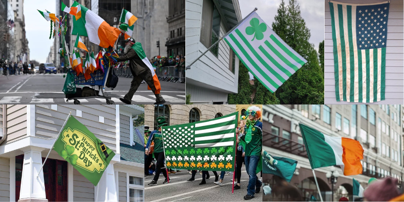 How to Display St Patrick 3x5 flag