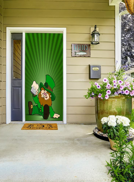 St Patrick's Day door decorations
