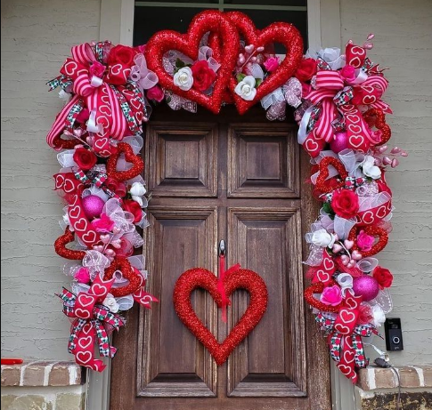 valentines door decoration