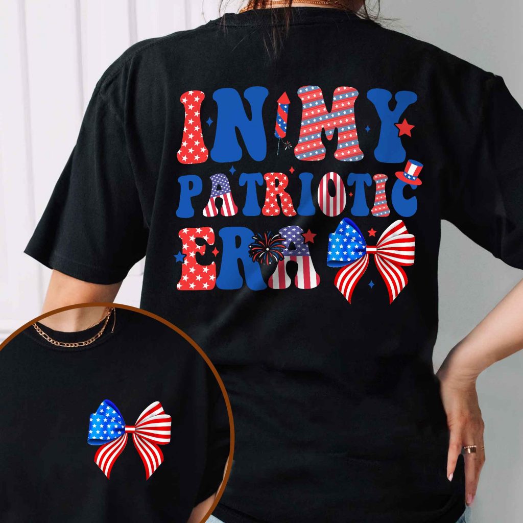 4th of July, 1776 America, Retro USA, In My Patriotic Era Comfort Color T-Shirt