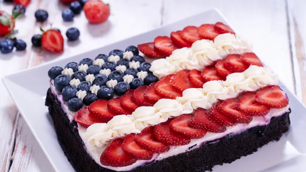 4th of July Flag Cake​
