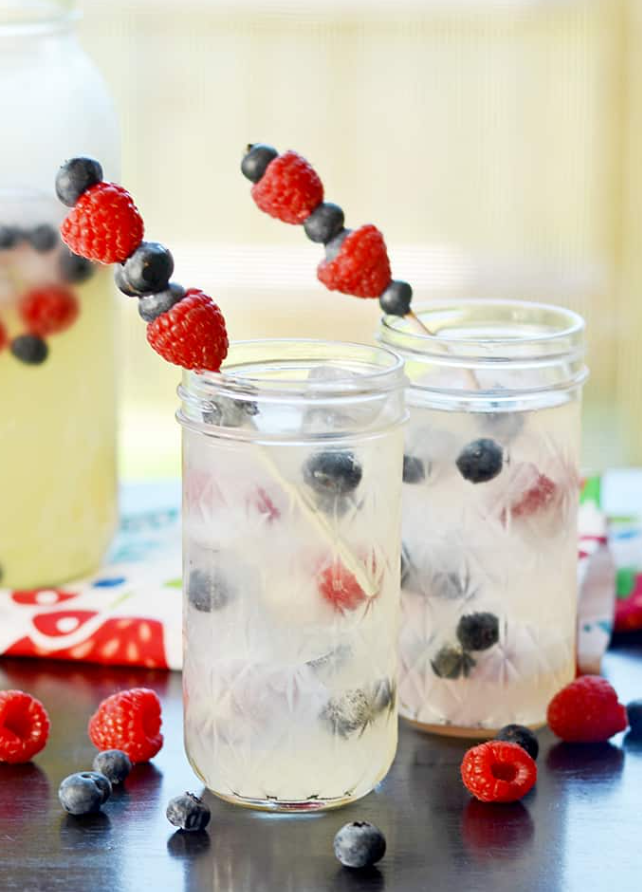 Red White and Blueberry Lemonade