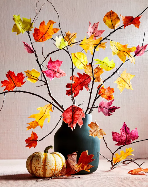 Reusable Leaf Centerpiece