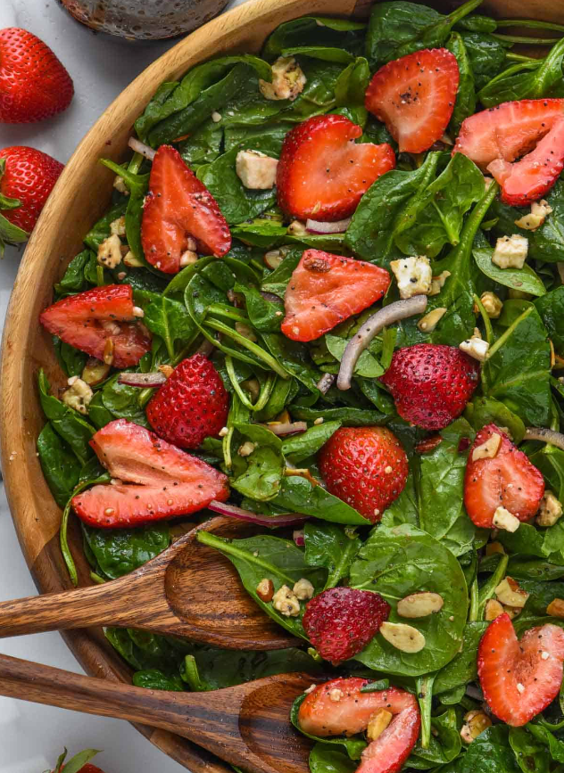 Strawberry Spinach Salad