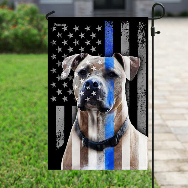 Pitbull Thin Blue Line Flag