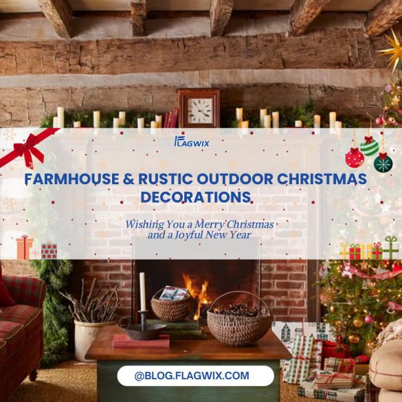 Farmhouse & Rustic Outdoor Christmas Decorations