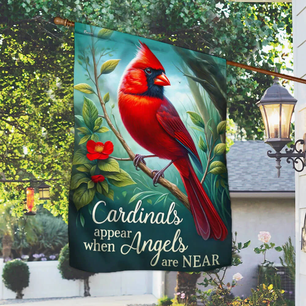 FLAGWIX Cardinal Cardinals Appear When Angels Are Near Flag